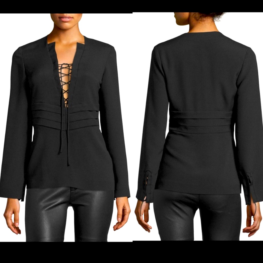 Iro Luana Lace Up Top